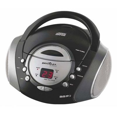 Radio Britania 3,4W Rms CD AM/FM BS93