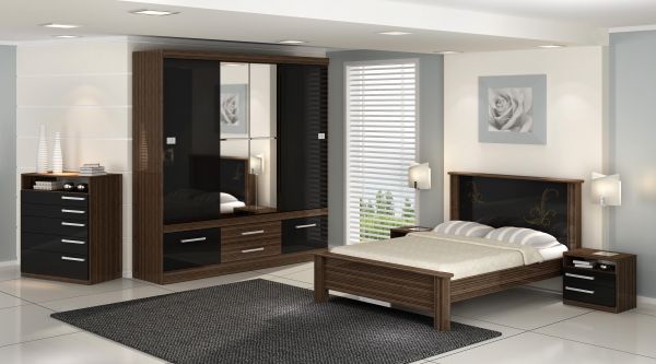 Cama Casal 100% MDF Prt/Rov S820 Kappesberg